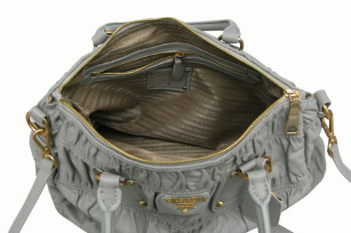 2014 Prada tessuto gauffre nappa leather tote bags BR4674 grey for sale - Click Image to Close